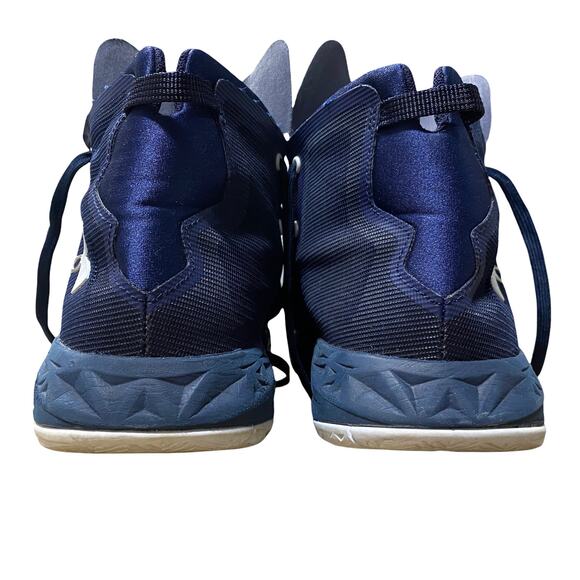 UNDER ARMOUR 9.5 Lightning 4 Mens Basketball Shoe Sneakers Navy Blue & White main image 12